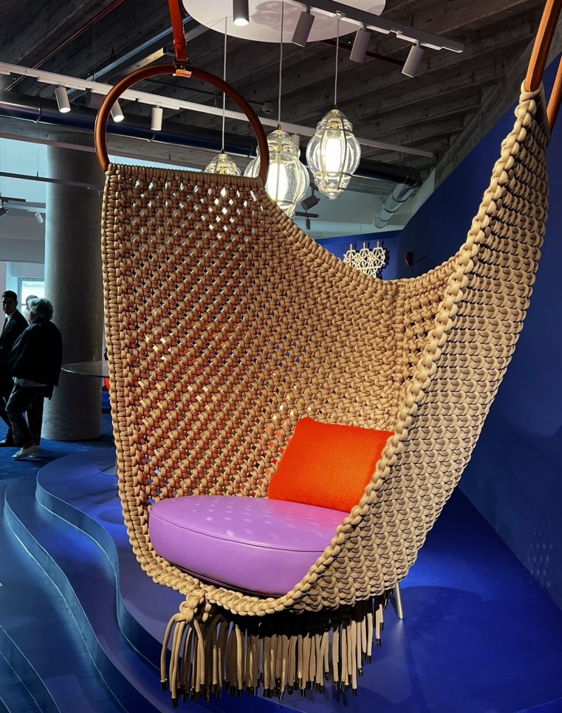Louis Vuitton Swing Chair designed by Patricia Urquiola for the Objets  Nomades collection