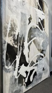 Abstract painting from La Grolla collection